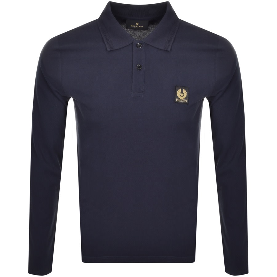 Alternative Image for ProductBelstaff Long Sleeved Polo T Shirt Navy1